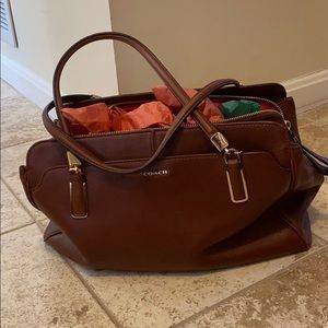 Coach leather bag